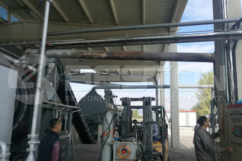 Beston Wood Charcoal Making Machine Project Installed in Turkey