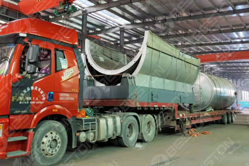 Continuous Tyre Pyrolysis Plant Shipped to Ukraine